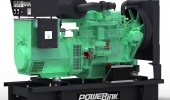 Дизельный генератор 47,2 квт PowerLink GMS60PX открытый (на раме) с АВР - новый