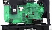 Дизельный генератор 63,2 квт PowerLink GMS80PX открытый (на раме) - новый