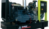Дизельный генератор 162,1 квт Pramac GSW220-V открытый (на раме) с АВР - новый