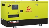 Дизельный генератор 47,8 квт Pramac GSW-65-D в кожухе с АВР - новый