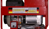 Дизельный генератор 5,2 квт AMG D-6500TE открытый (на раме) с АВР - новый